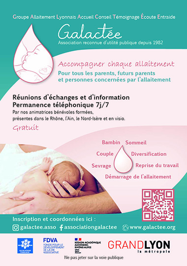 Flyer  pour l'association Galatée.